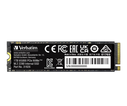 Dysk wewnętrzny Verbatim 1TB M.2 PCIe Gen4 NVMe Vi5000